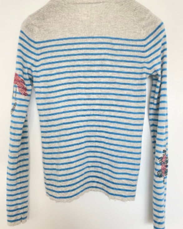 Zadig & Voltaire Striped Mermaid Cashmere Sweater