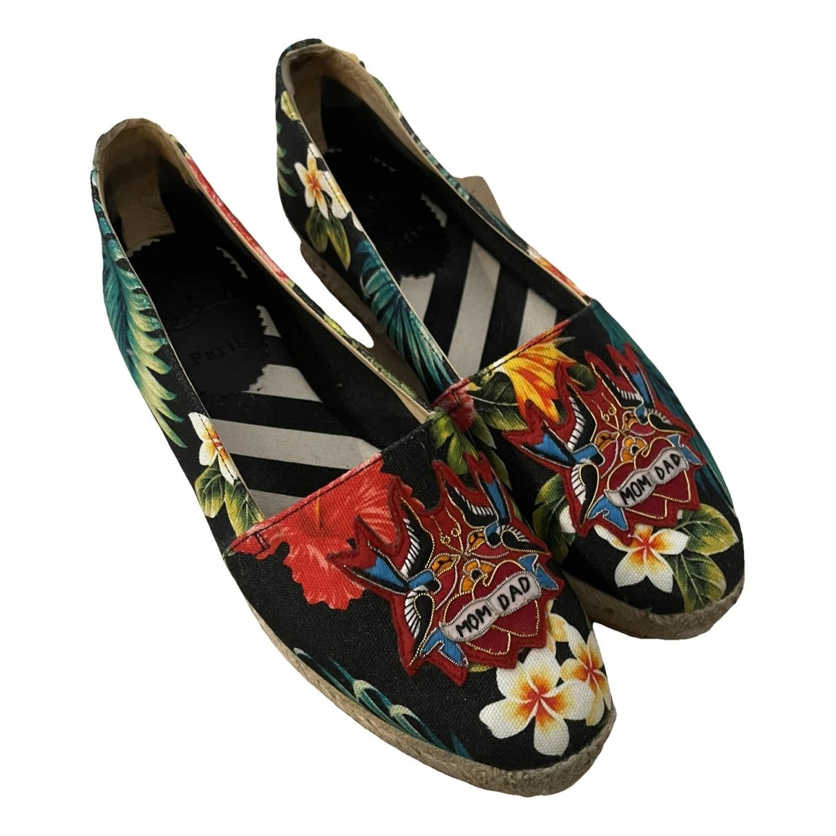 CHRISTIAN LOUB printed espadrilles