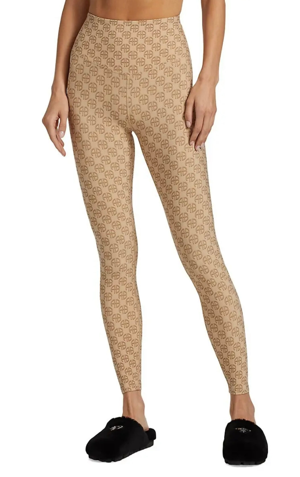 ANINE BING 
Blake Monogram Leggings