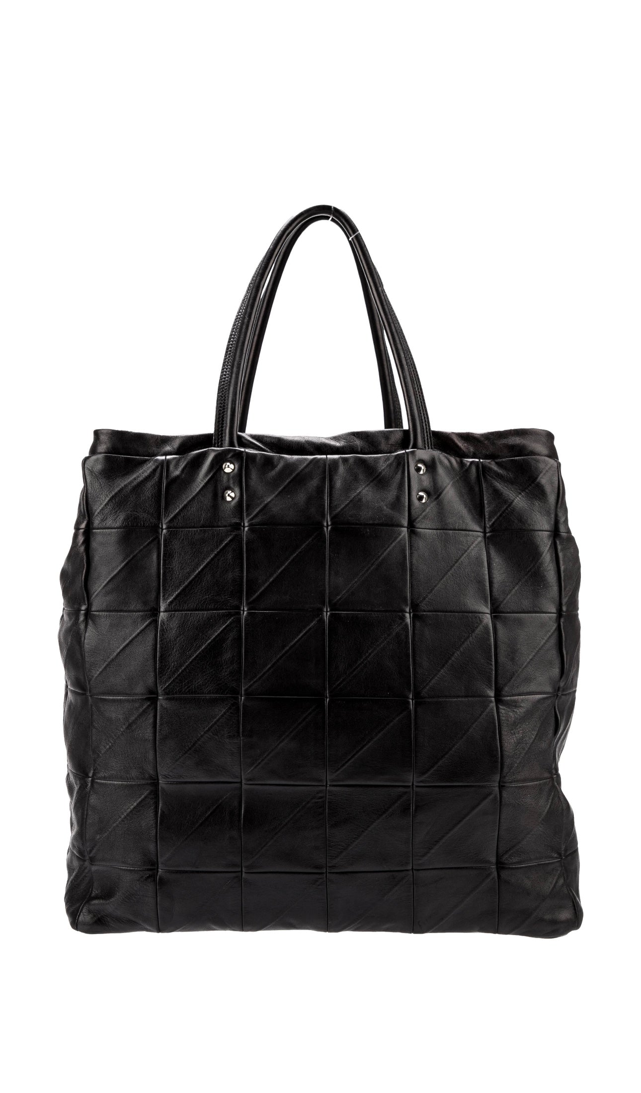YSL - Leather quilted triangle bag