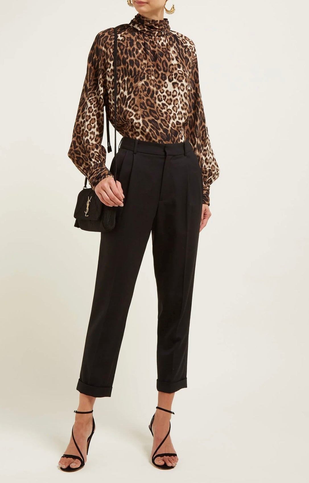 NILI LOTAN
Alana Leopard-print Silk Shirt