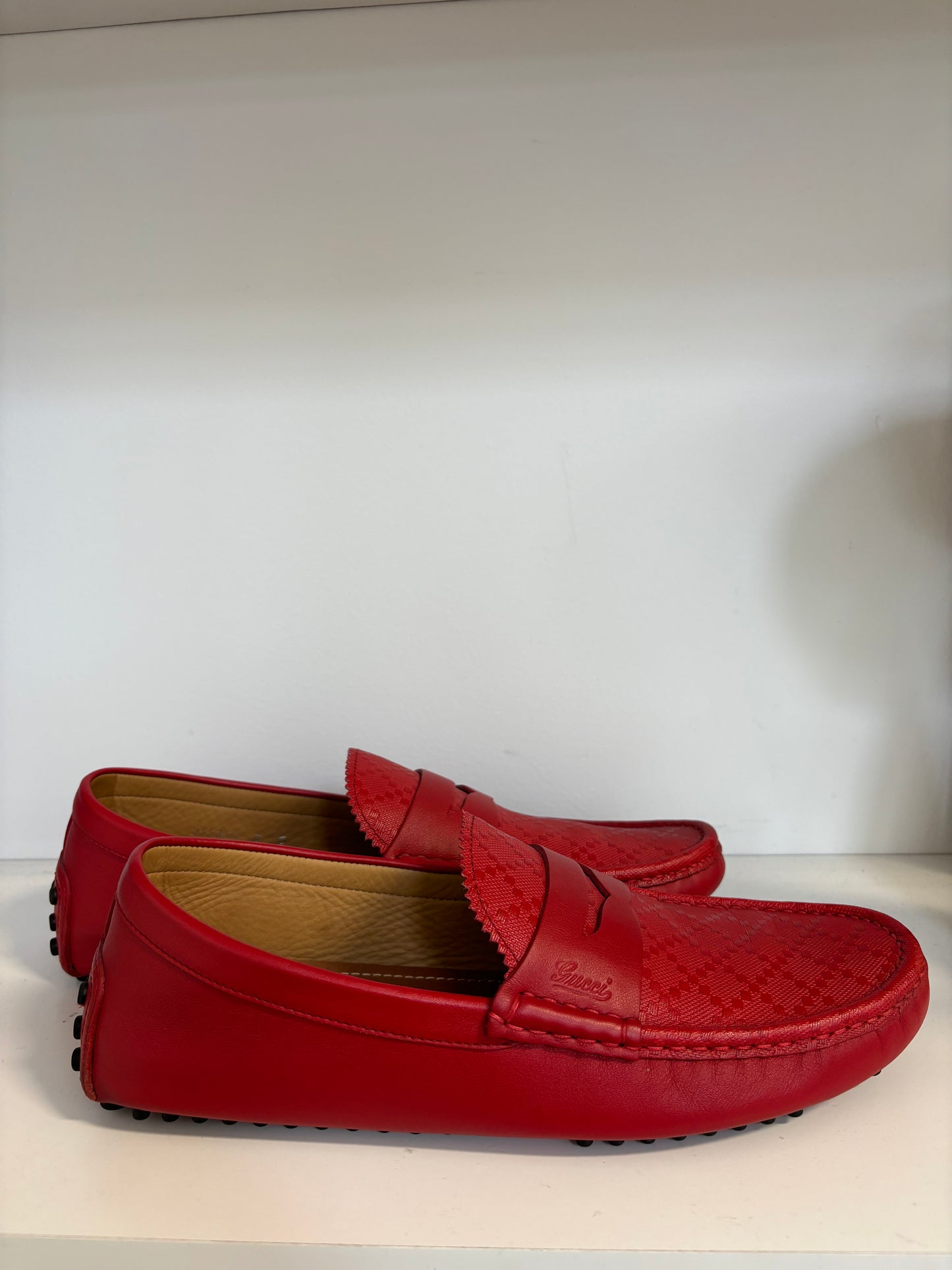 Gucci Men’s Red Loafers