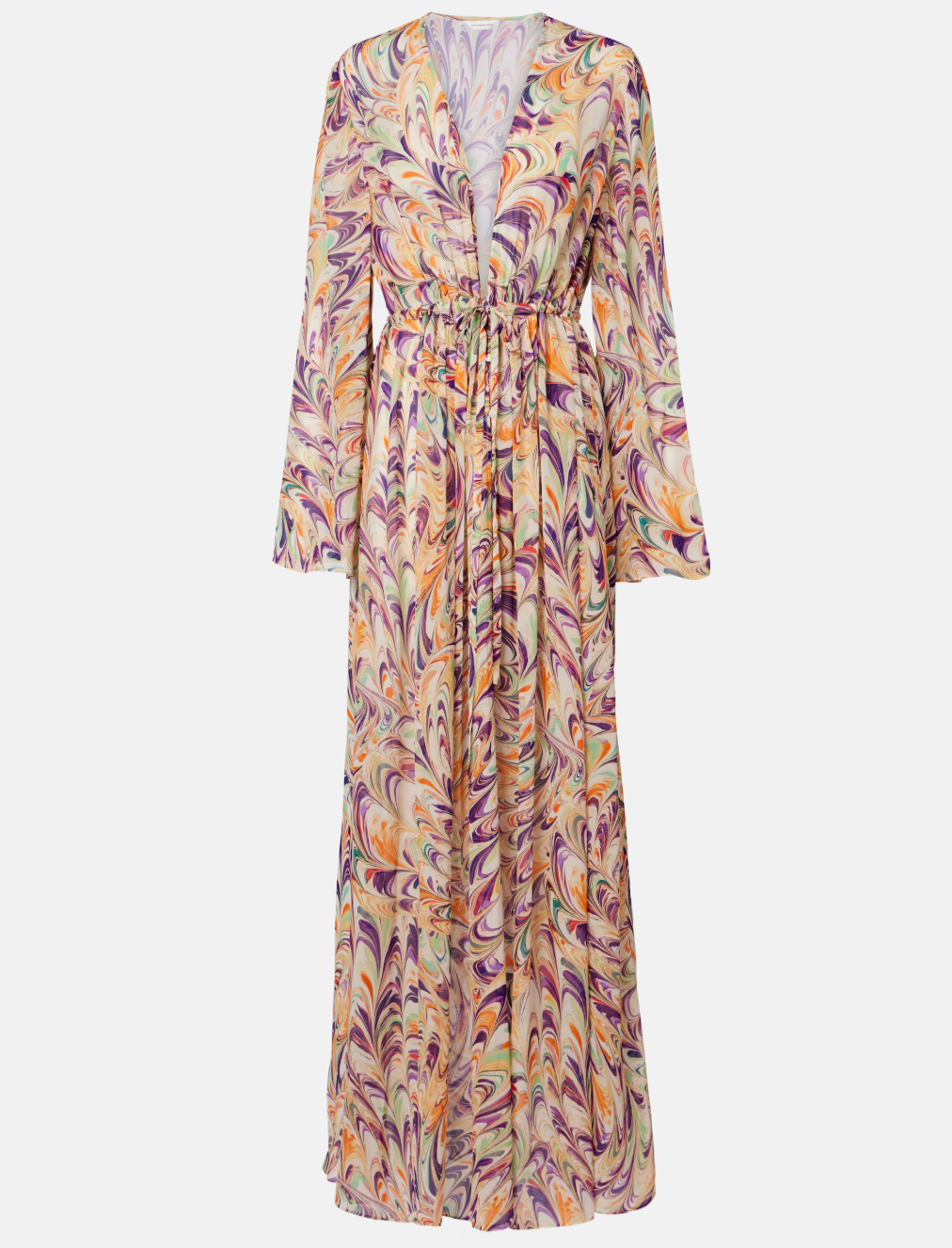 Alexandra Miro Chloe printed georgette kaftan