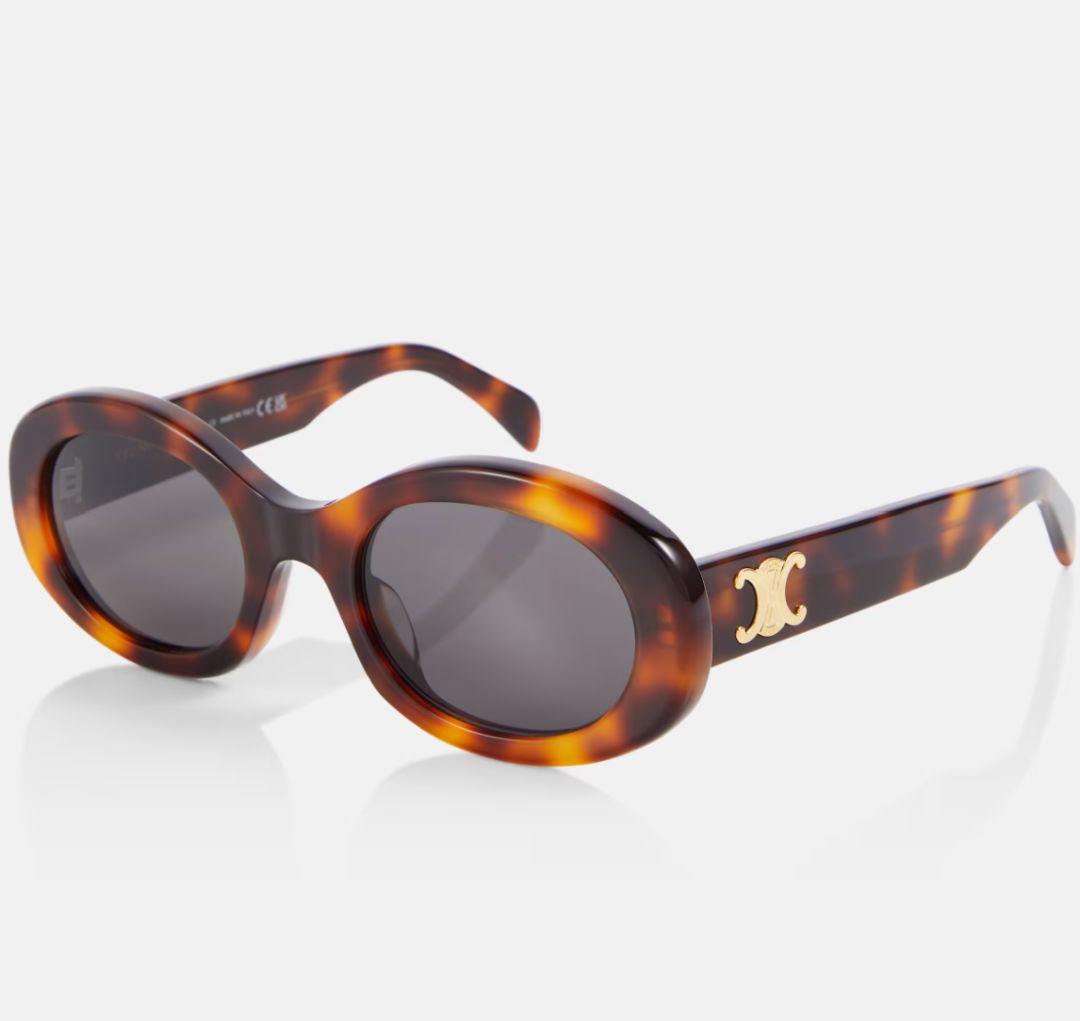 Celine Eyewear Triomphe 01 oval sunglasses