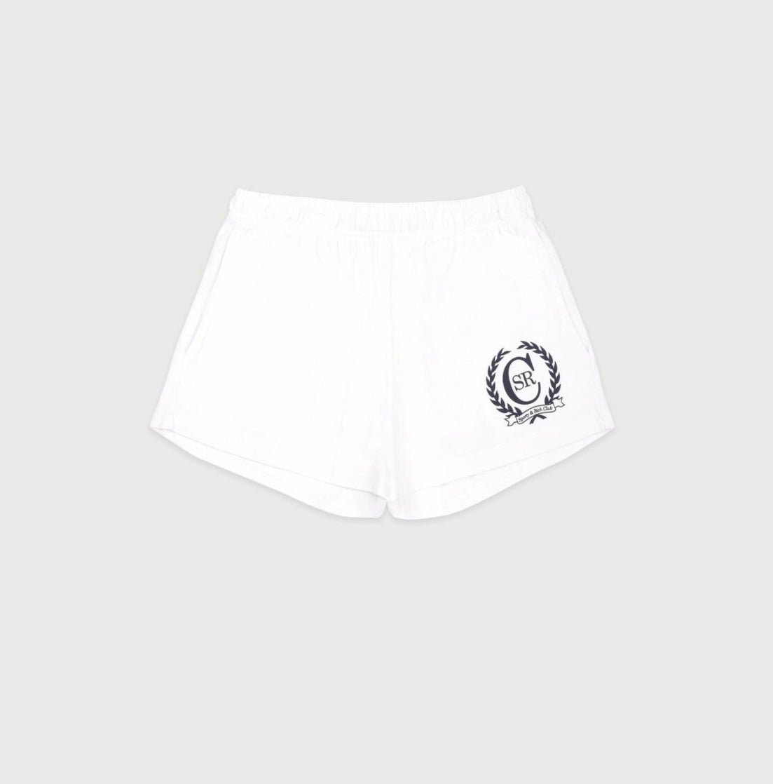 Sporty & Rich - C Crest Disco Short White/Navy