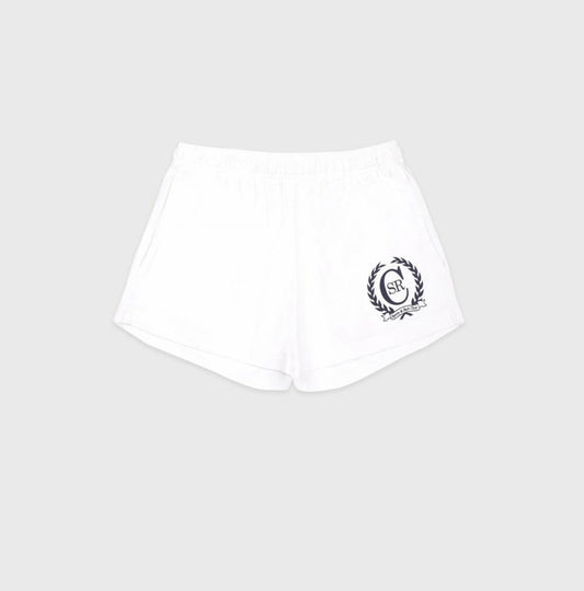 Sporty & Rich - C Crest Disco Short White/Navy