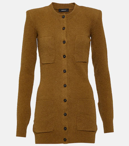 WARDROBE NYC brown button up cardigan