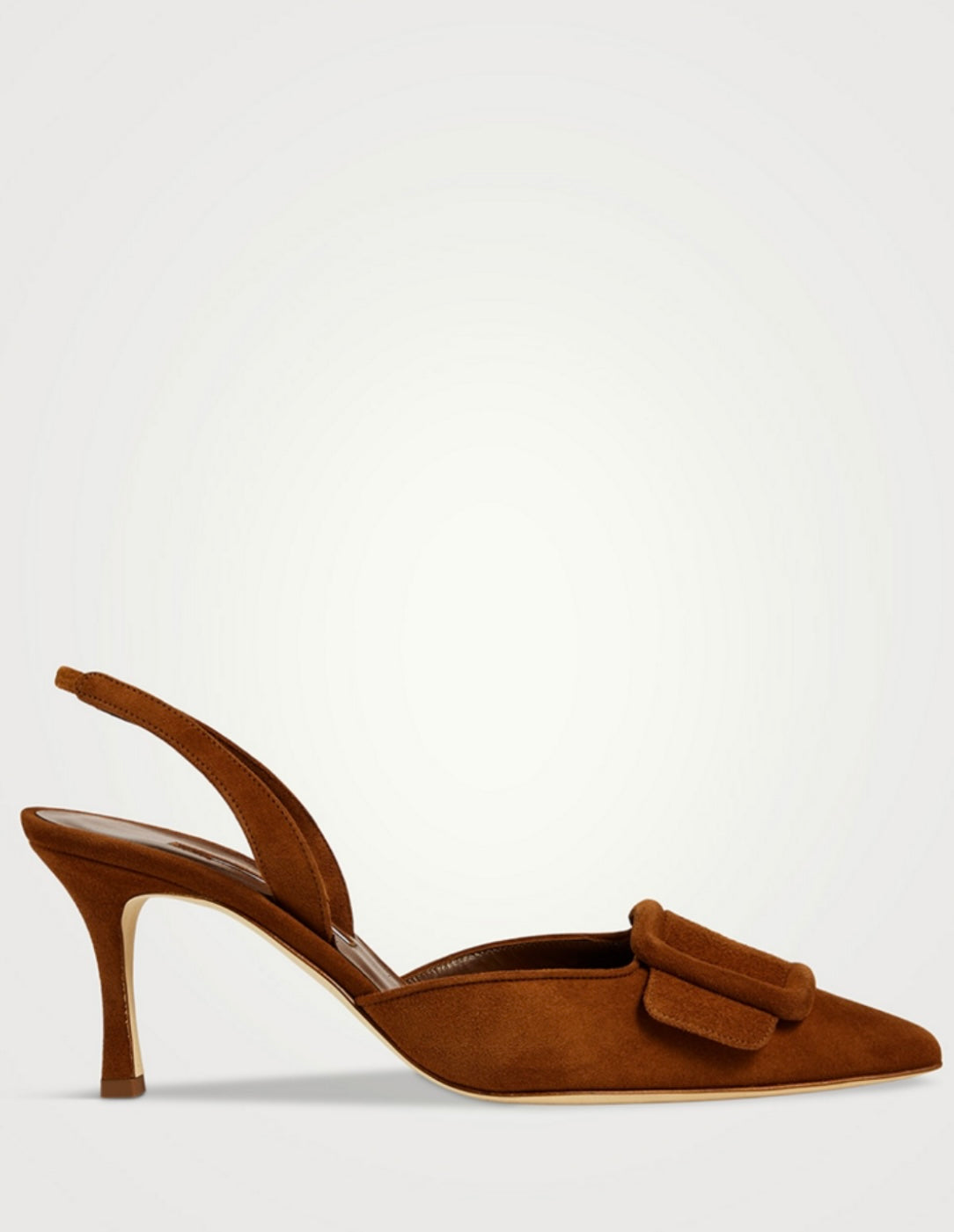 MANOLO BLAHNIK
Maysli Suede Slingback Pumps