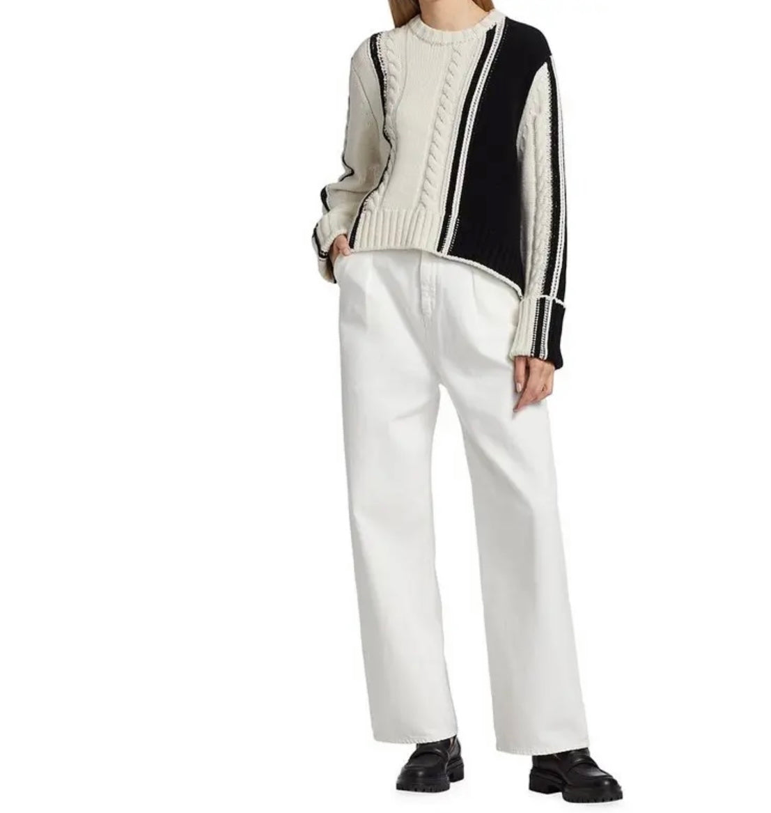 LOULOU STUDIO
Eike Cable Knit Sweater