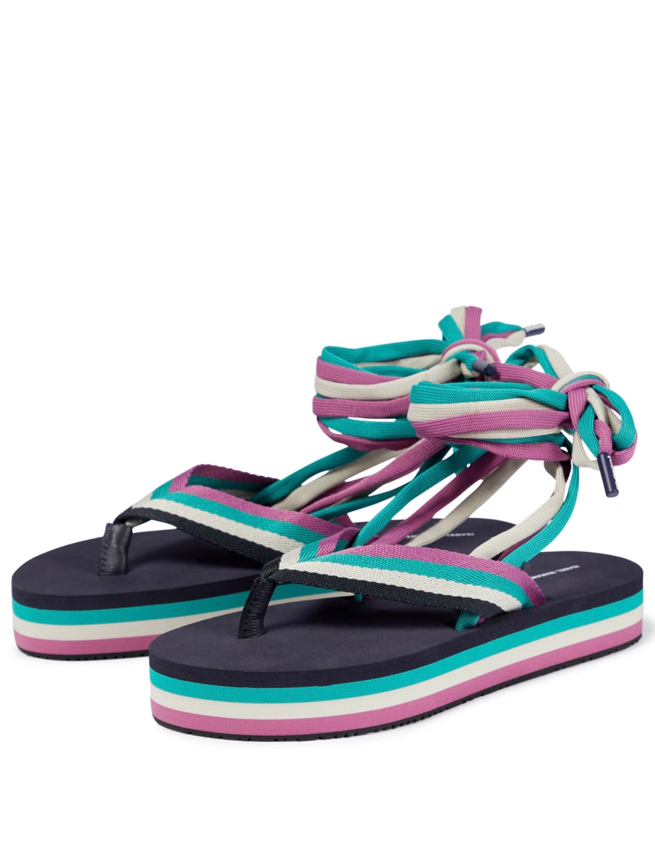 ISABEL MARANT
Tuoni striped thong sandals