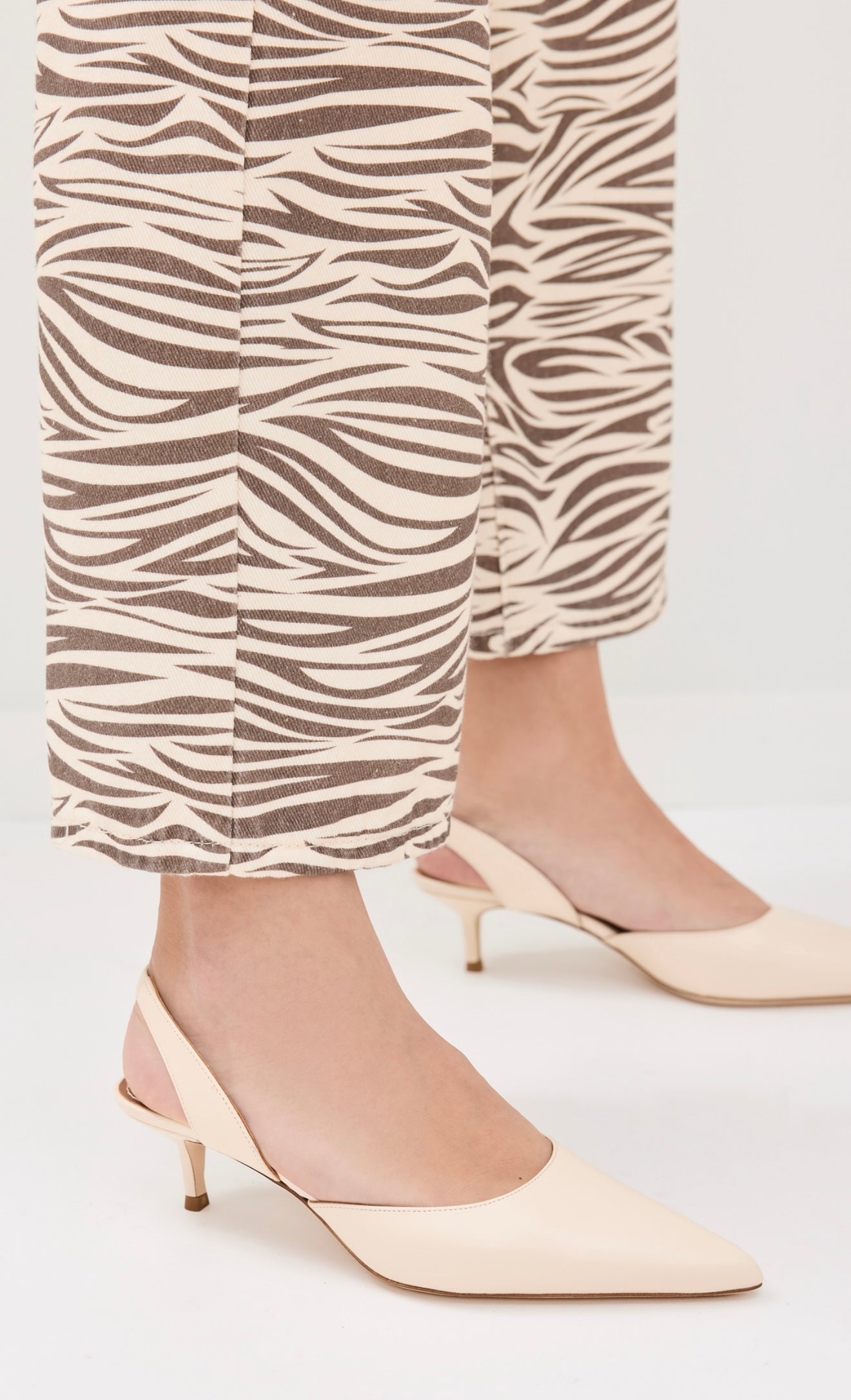 Staud - Sebastian Leather Sling-backs