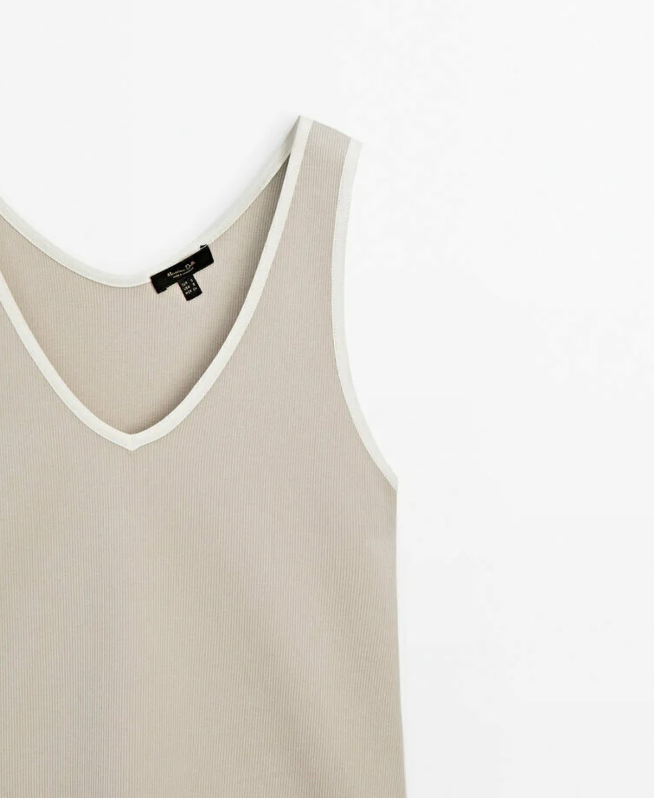 Massimo Dutti
WITH CONTRAST V-NECK - Débardeur