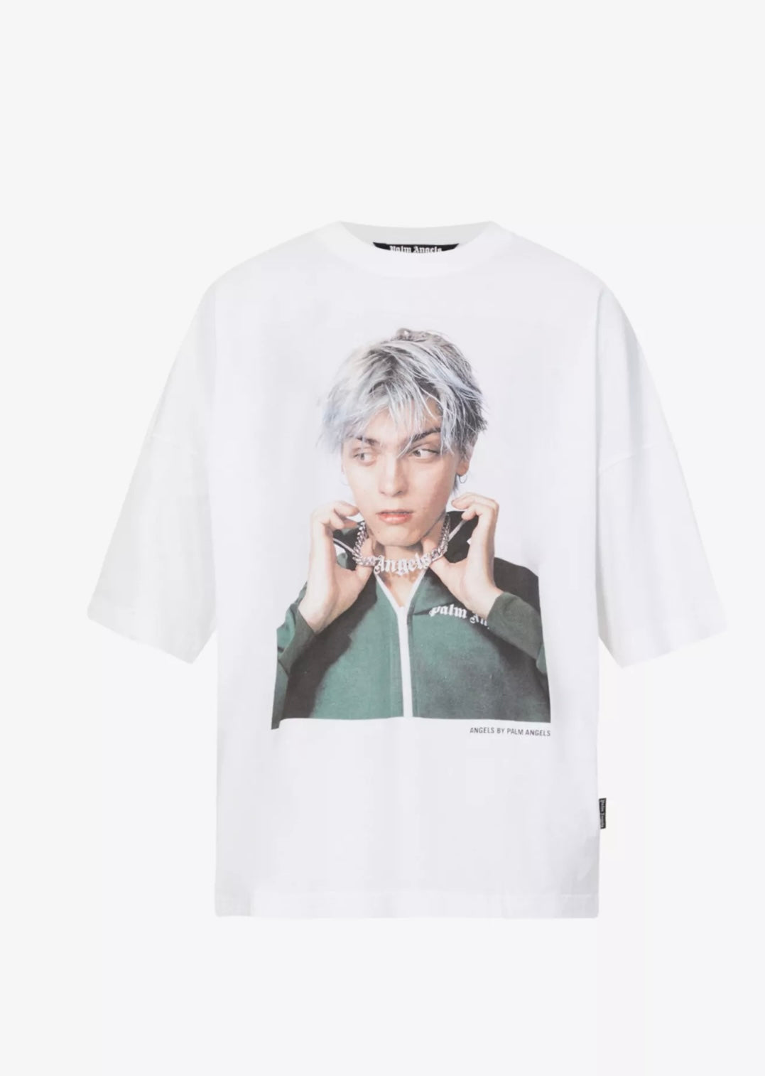 PALM ANGELS
Palm Angels x Sims graphic-print cotton-jersey T-shirt