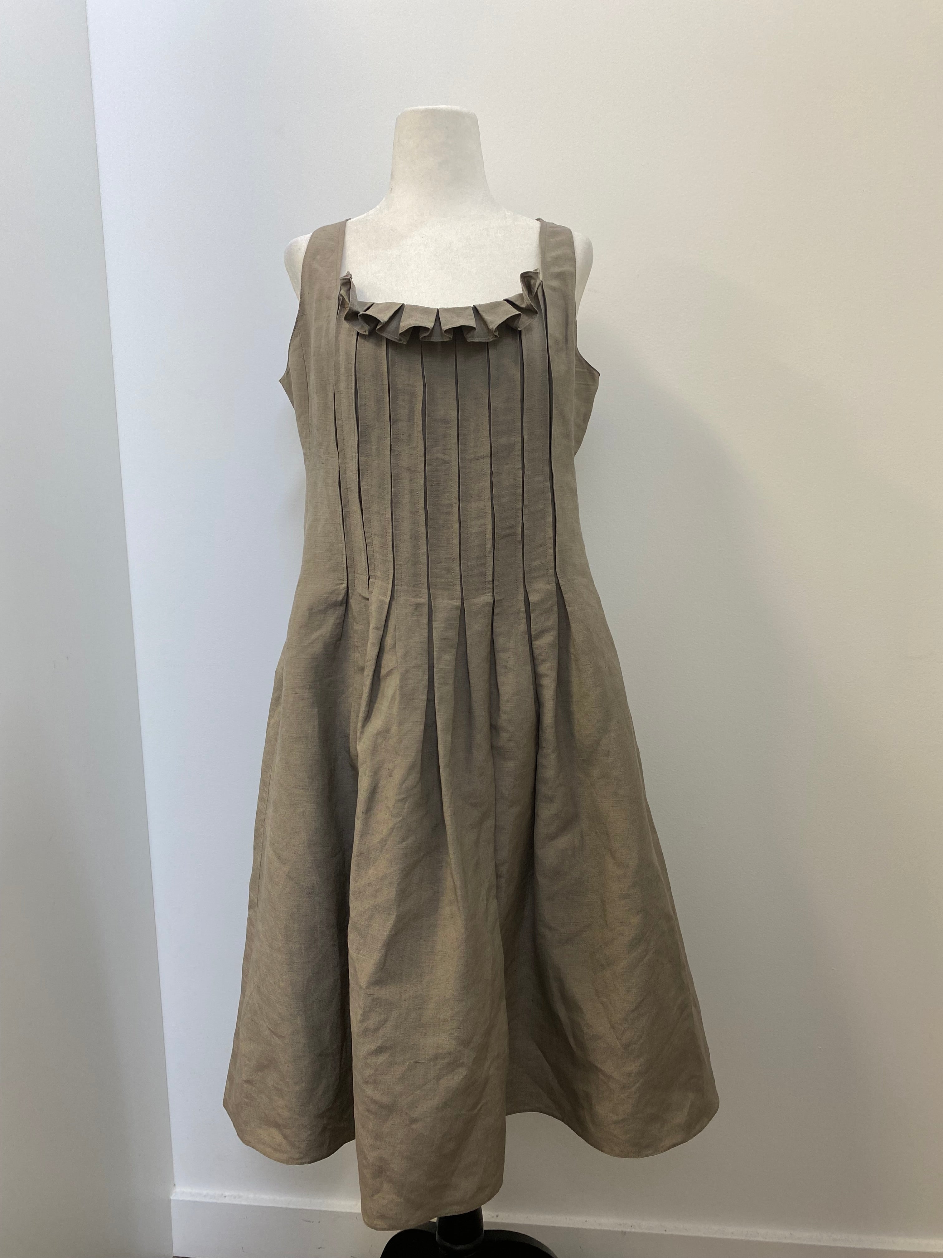 Giorgio Armani Ruffle Neck Dress