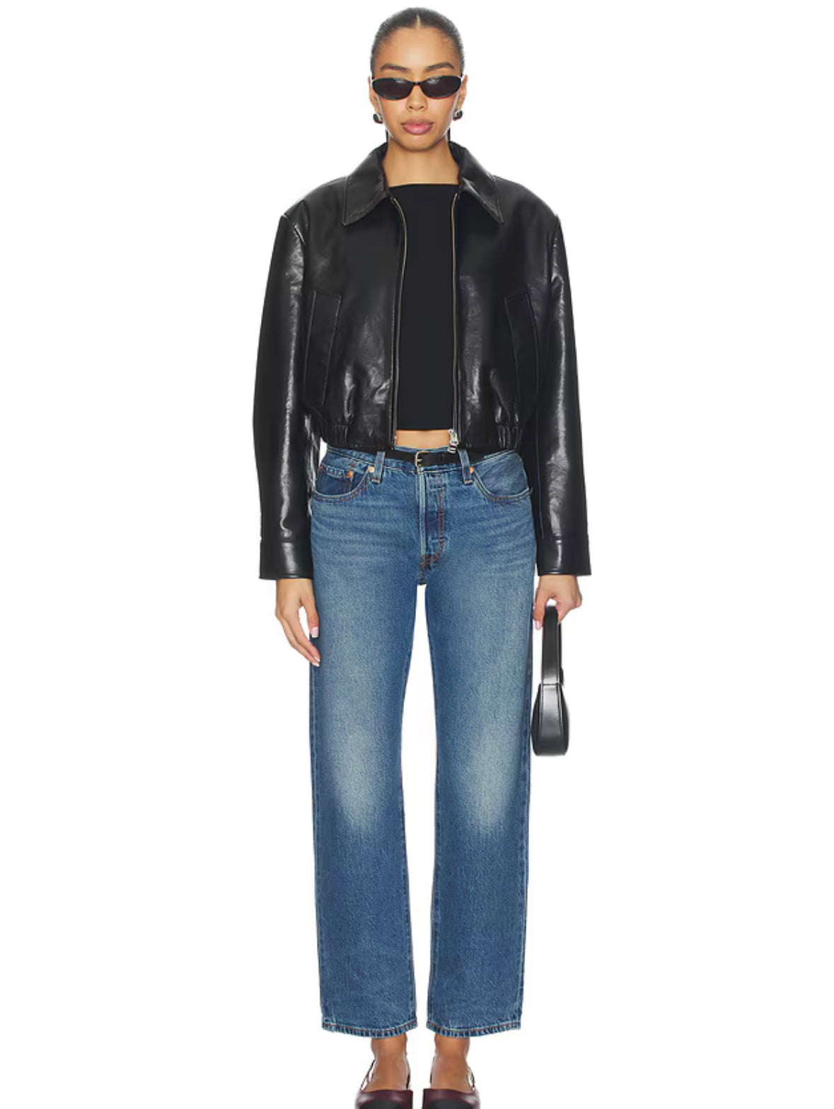 LEVIS 501 90s ankle jean, mid rise, straight leg, blue