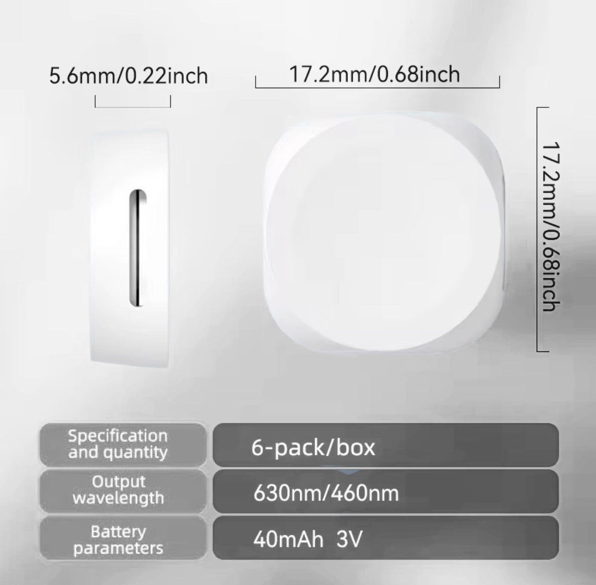 PREORDER: Acne Bye LED Therapy Patch
