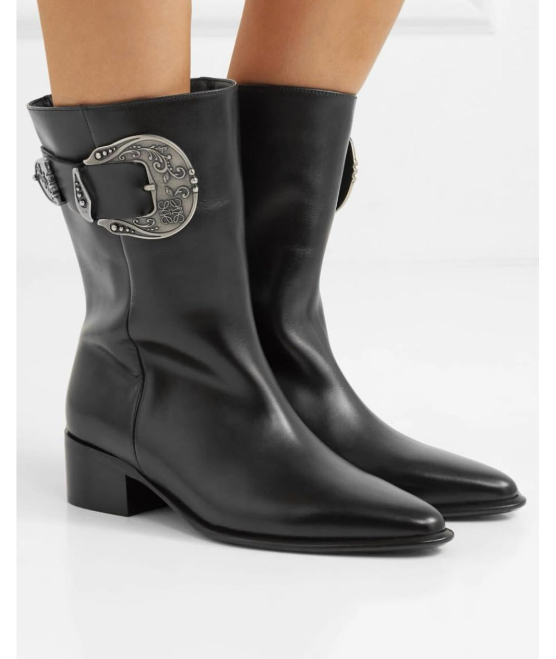 LOEWE western style boots with buckle