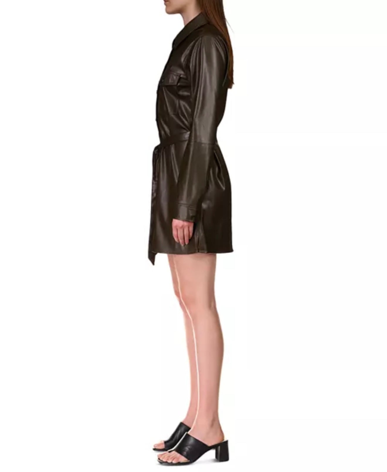 Sanctuary
Leather Like Shirt Dress