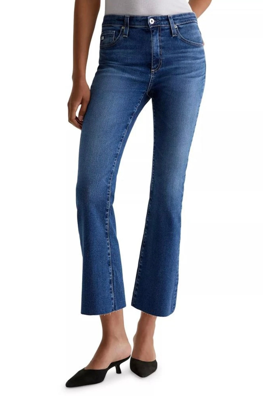 AG JEANS Farrah boot high-rise fit jeans