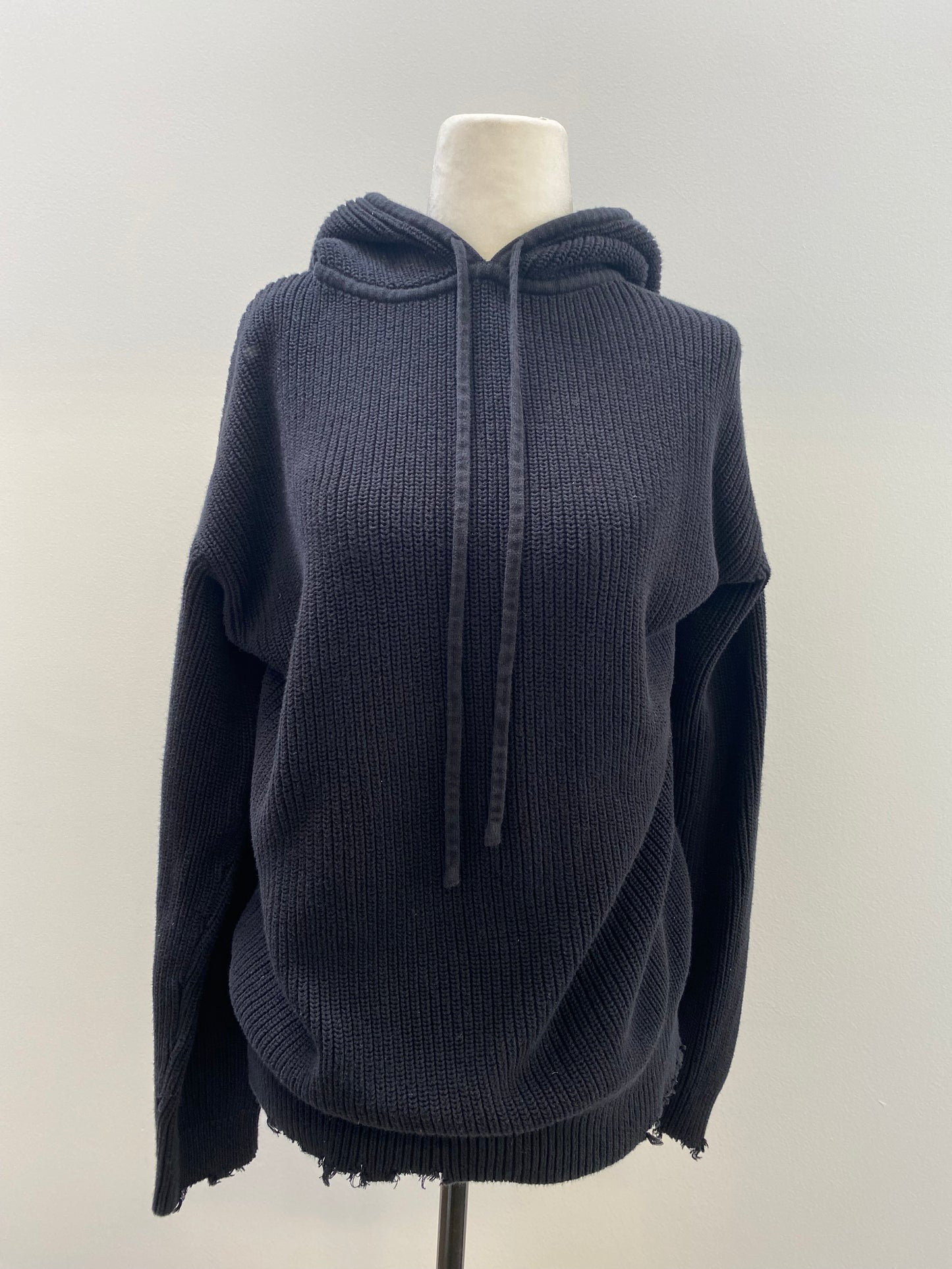 RtA Knit Distressed Hoodie