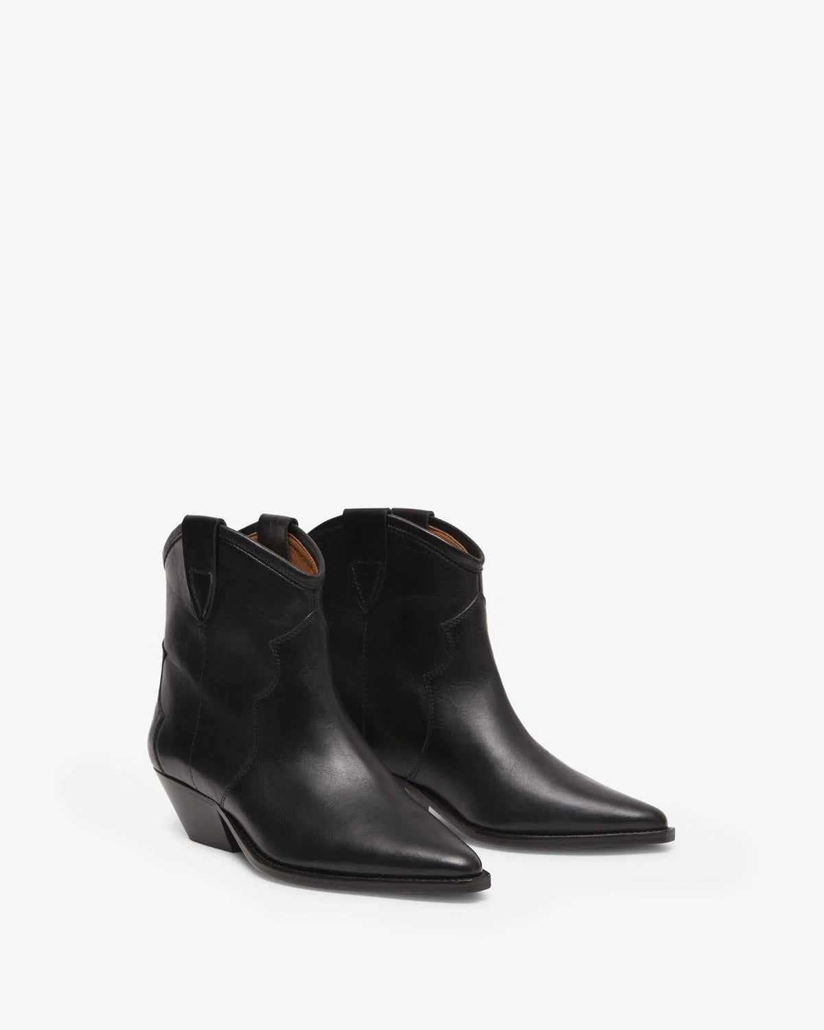ISABEL MARANT black leather western bootie