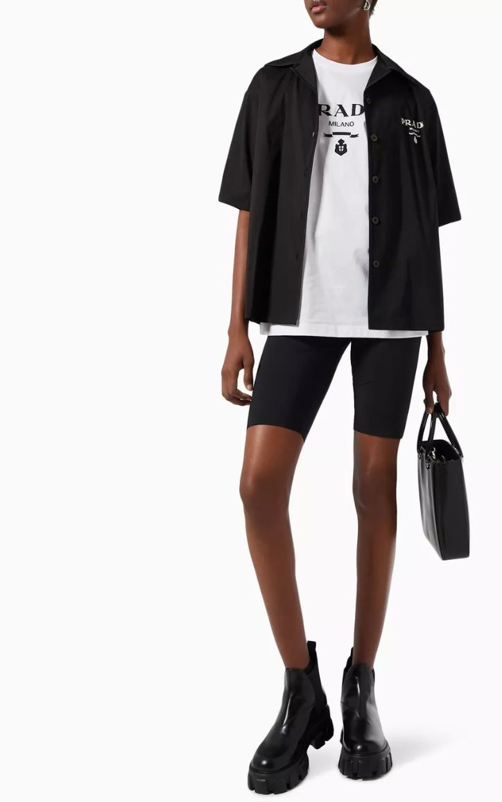 PRADA
Logo T-shirt in Cotton Jersey