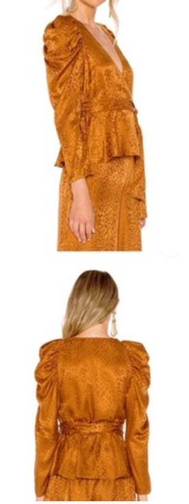 A.L.C. Silk Wrap Blouse