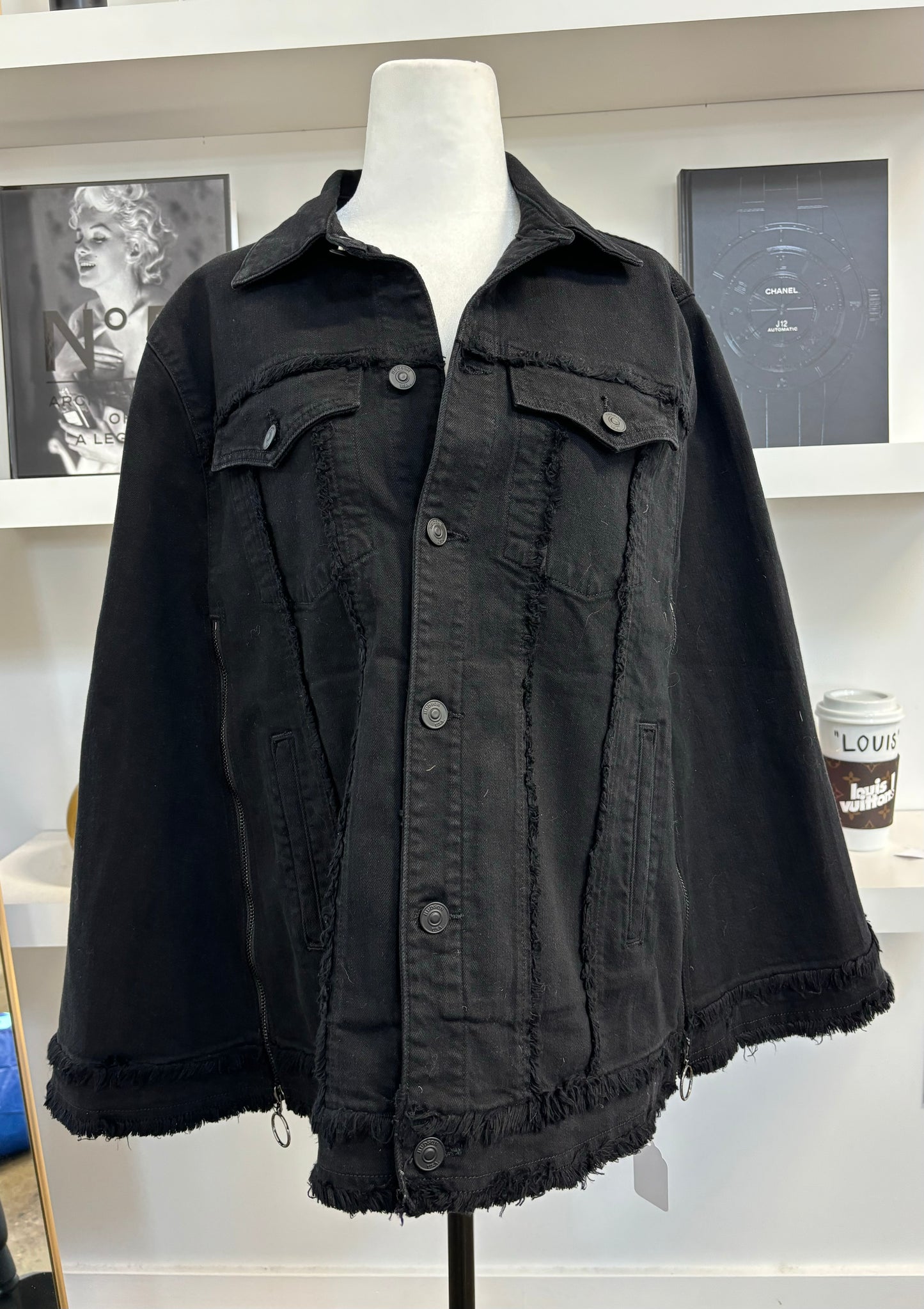 Hudson Denim Jacket Cape