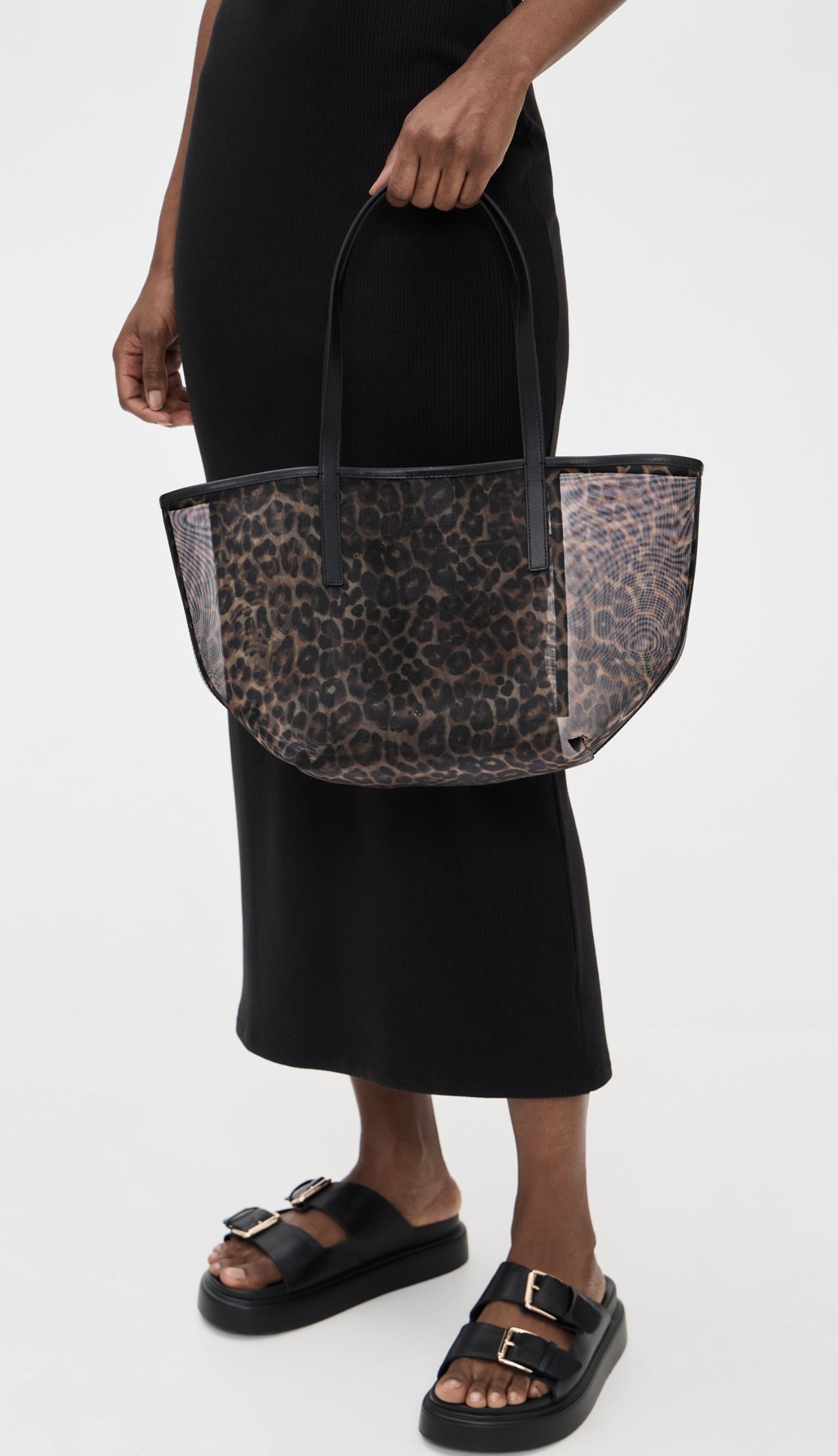 LOEFFLER RANDALL - EASTON LEOPARD TOTE