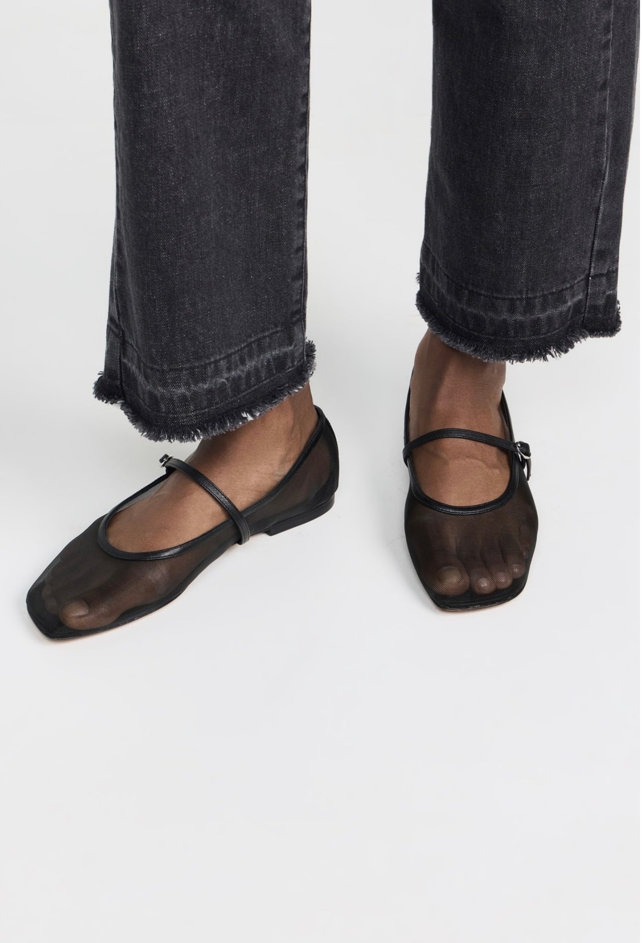 3.1 Phillip Lim - 
ID Mesh Mary Jane Flats