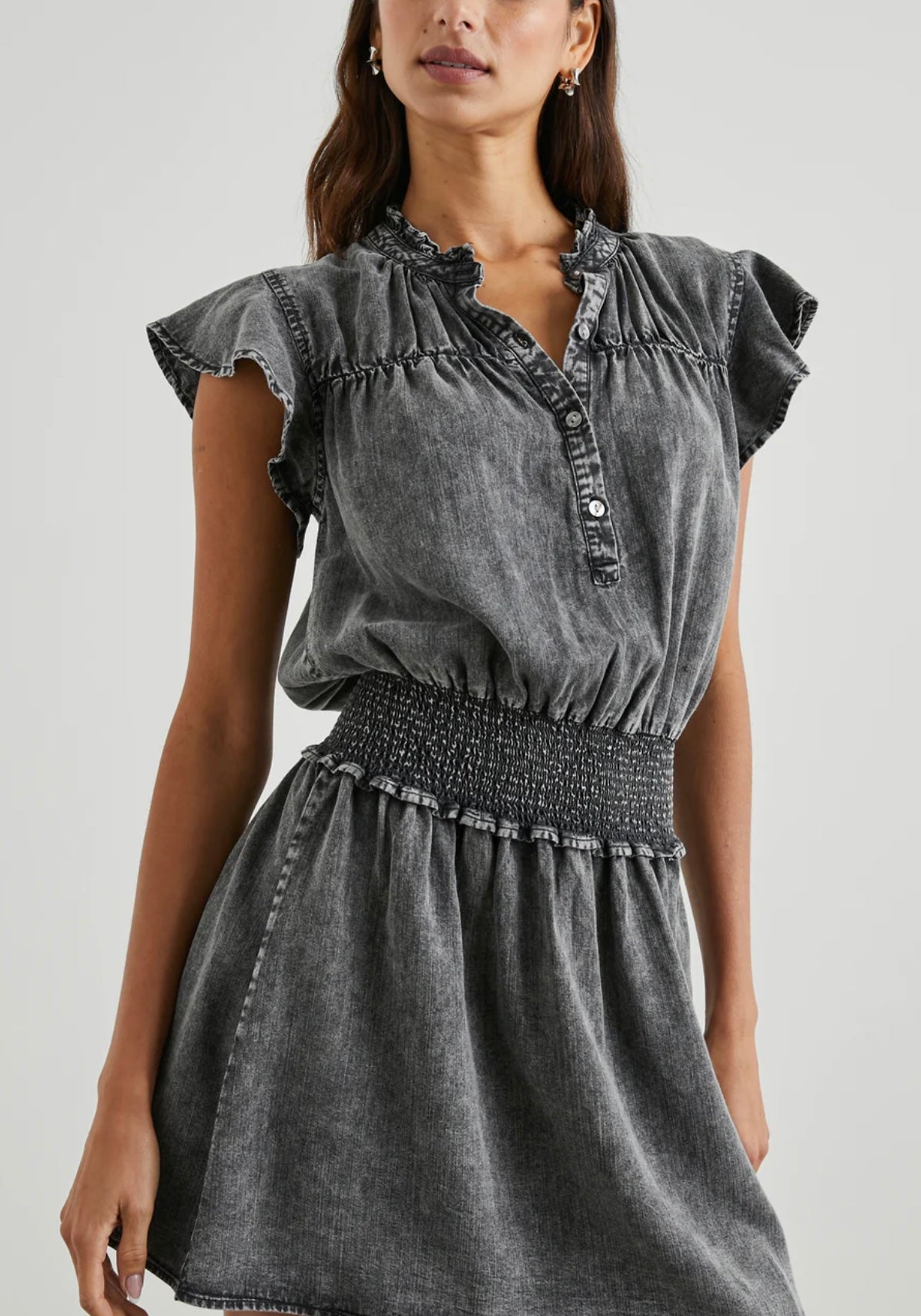 RAILS - Amina Dress
In Black Acid Wash