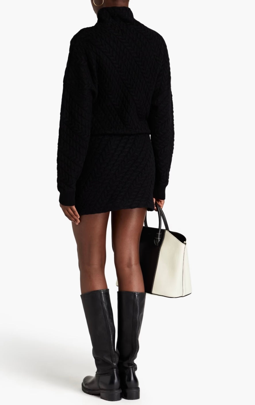 Loulou Studio
cable-knit mini skirt