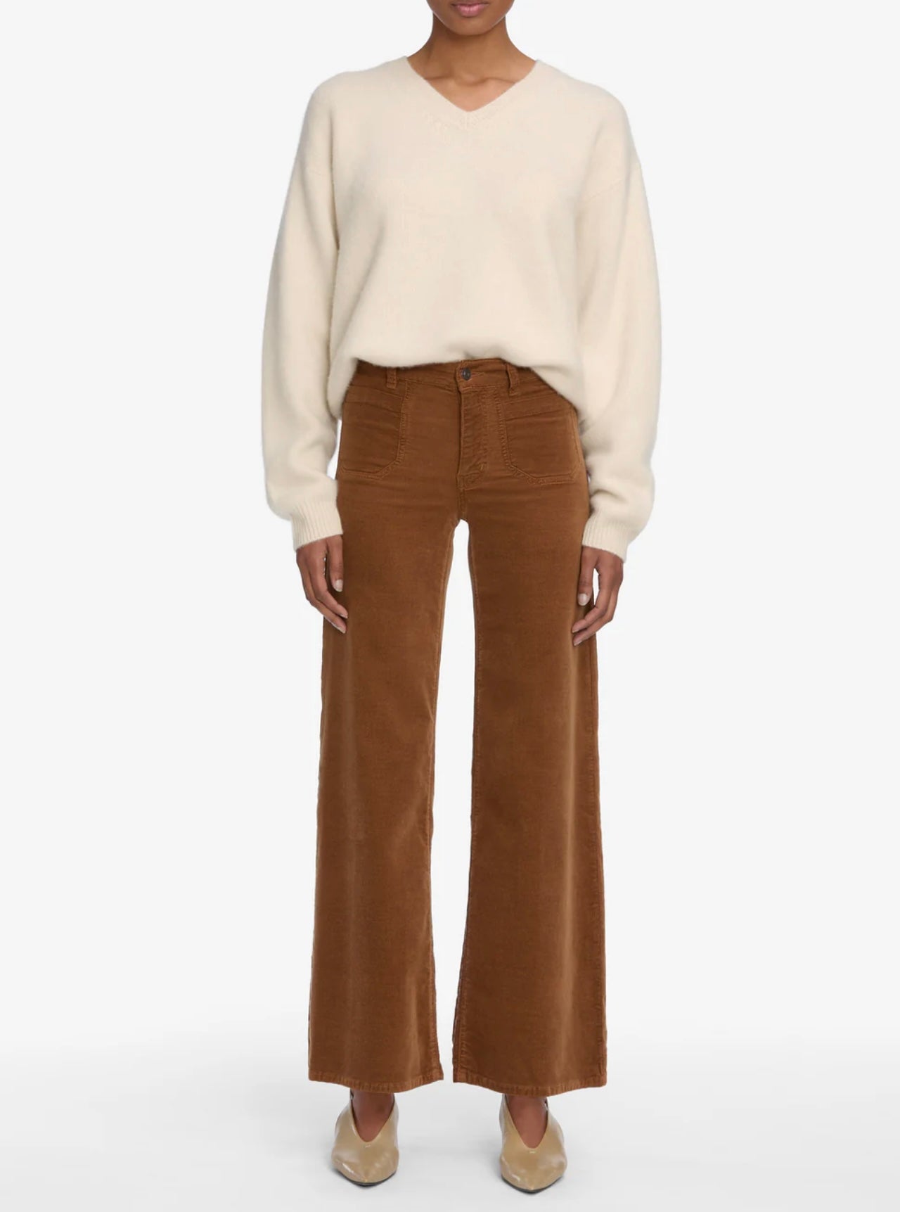 Frame Le Slim Palazzo Modernist Pocket Corduroy