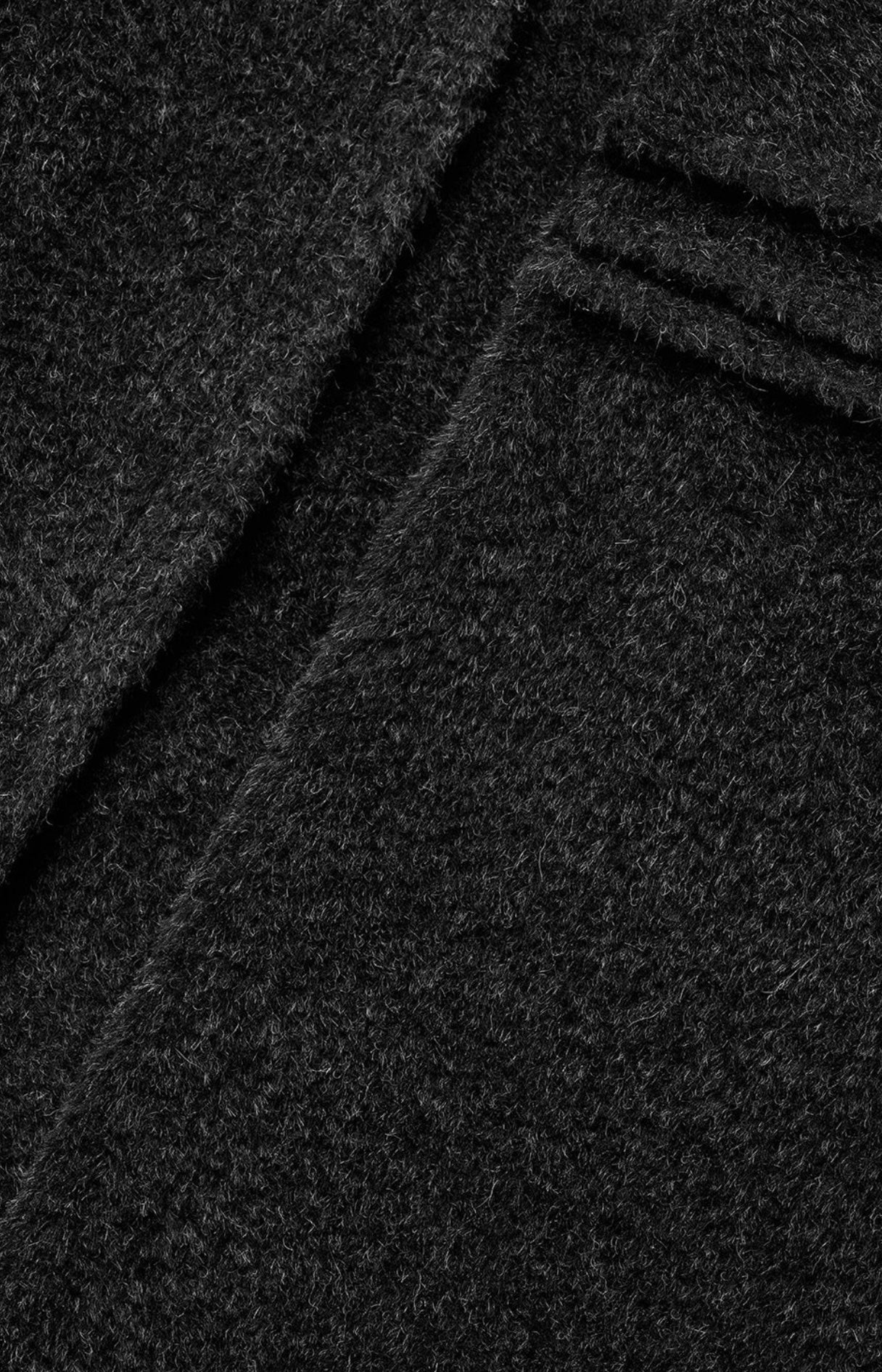 SENTALER - MEN’S TECHNICAL BOUCLÉ ALPACA ROBE COAT
Technical Bouclé Alpaca