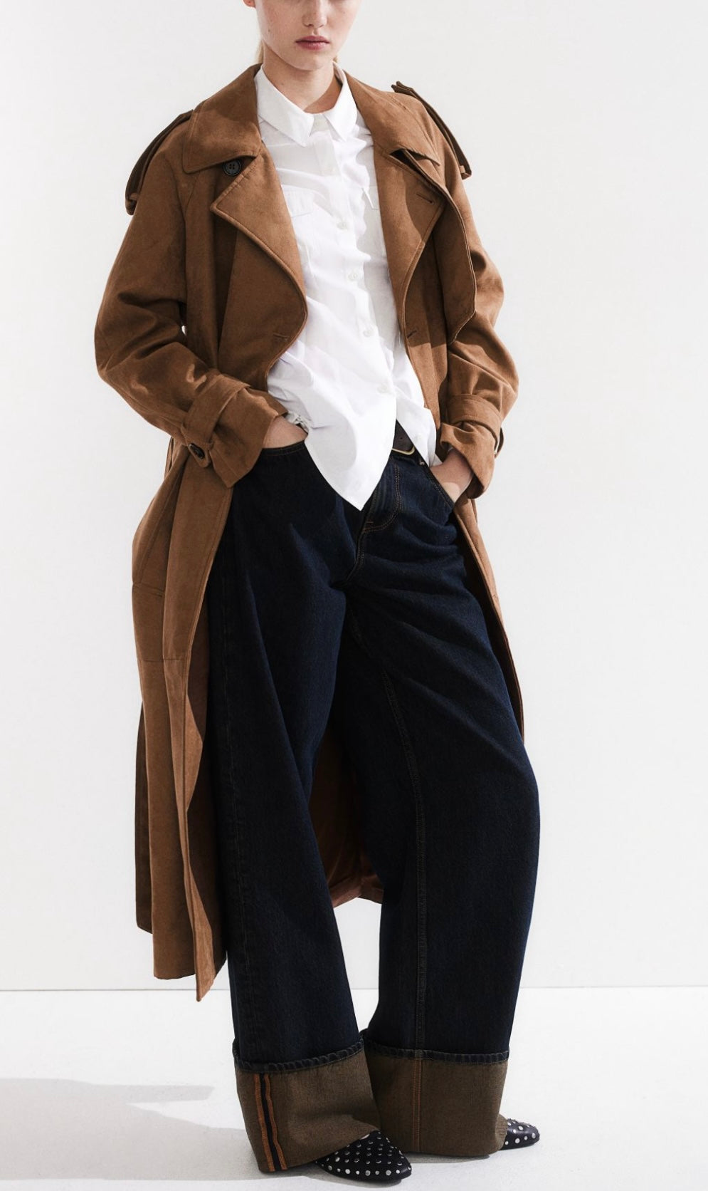 H&M - Napped Trench Coat