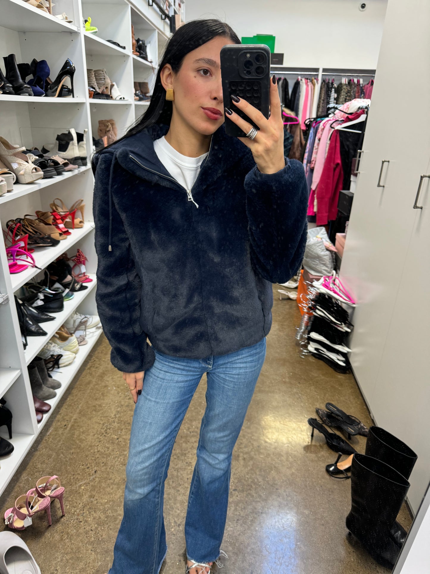 Maje Faux Fur Jacket