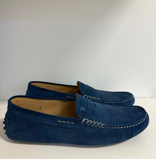 TODS - Men’s Navy Suede Loafers