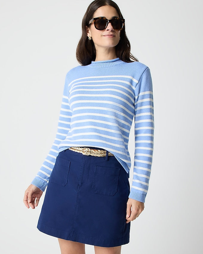 J CREW light blue cotton skirt