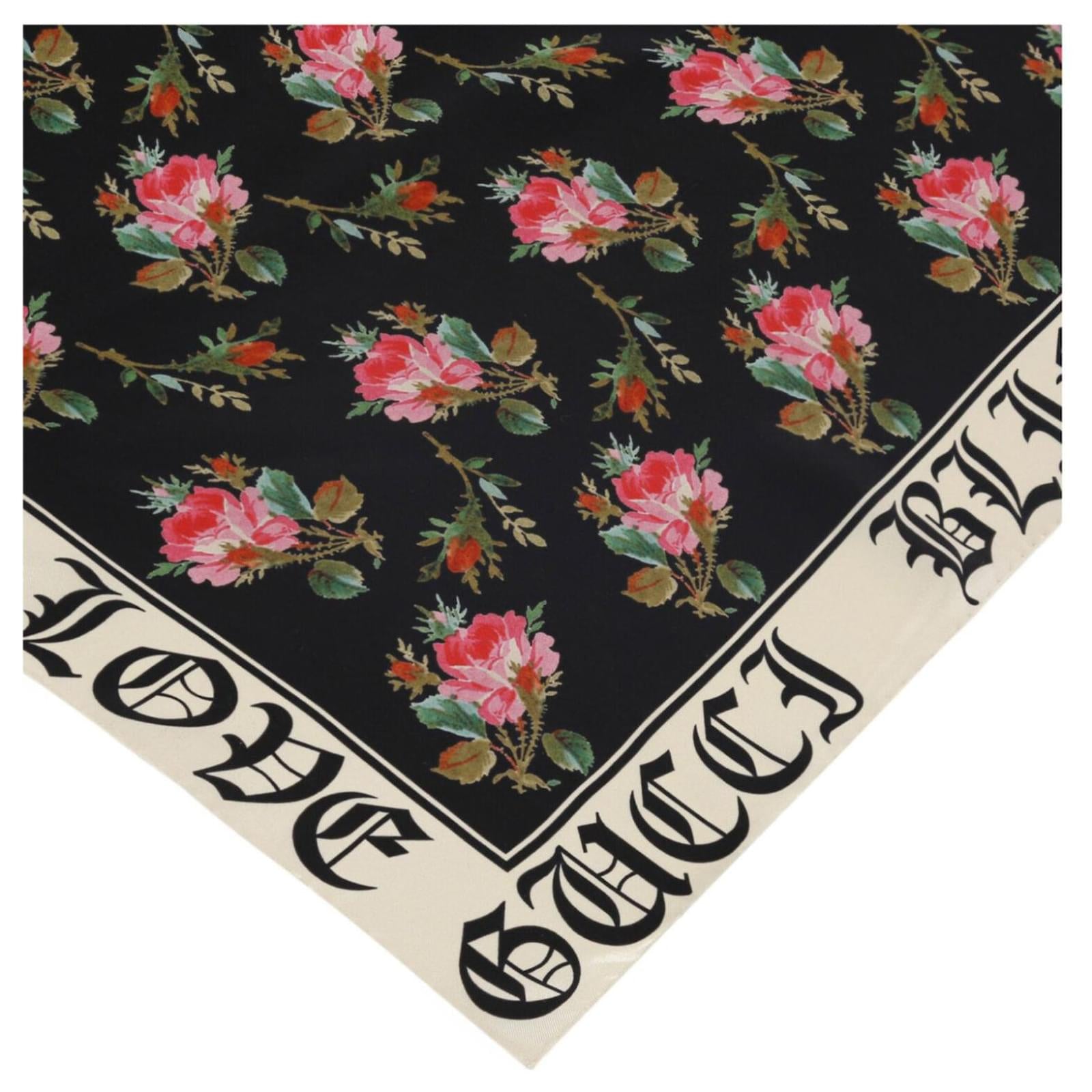 GUCCI floral scarf
