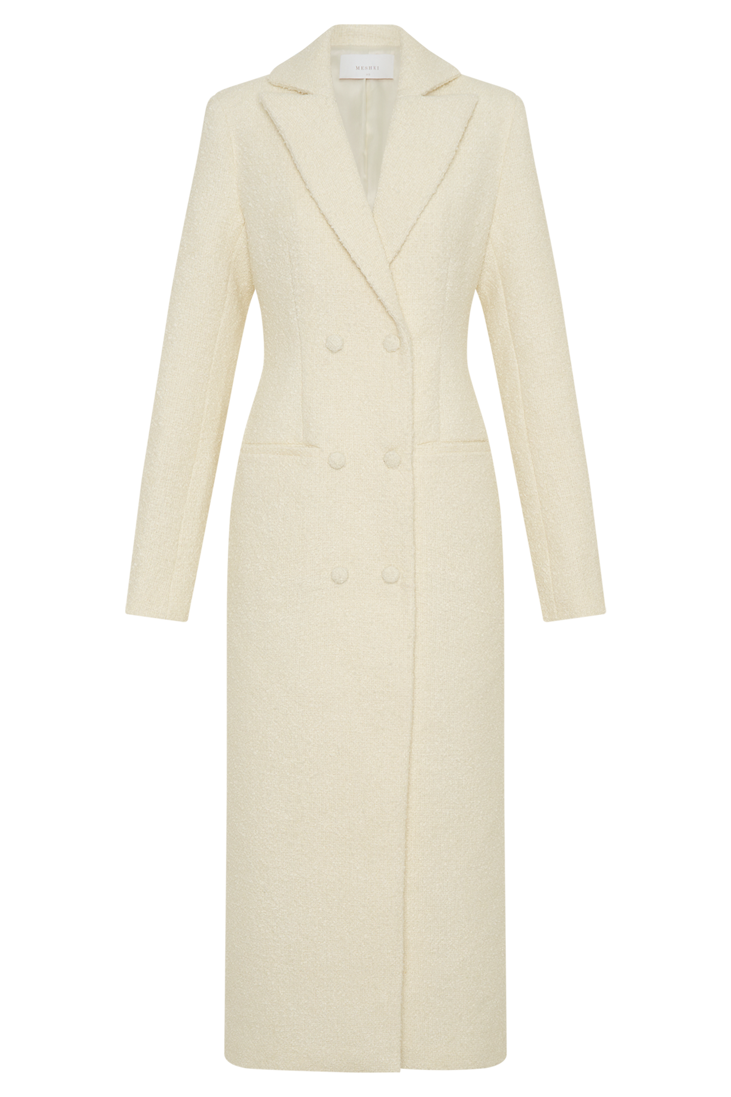 MESHKI Carver
Boucle Coat - Ivory