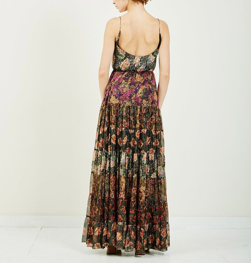 Mes Desmoiselles Floral Maxi Dress