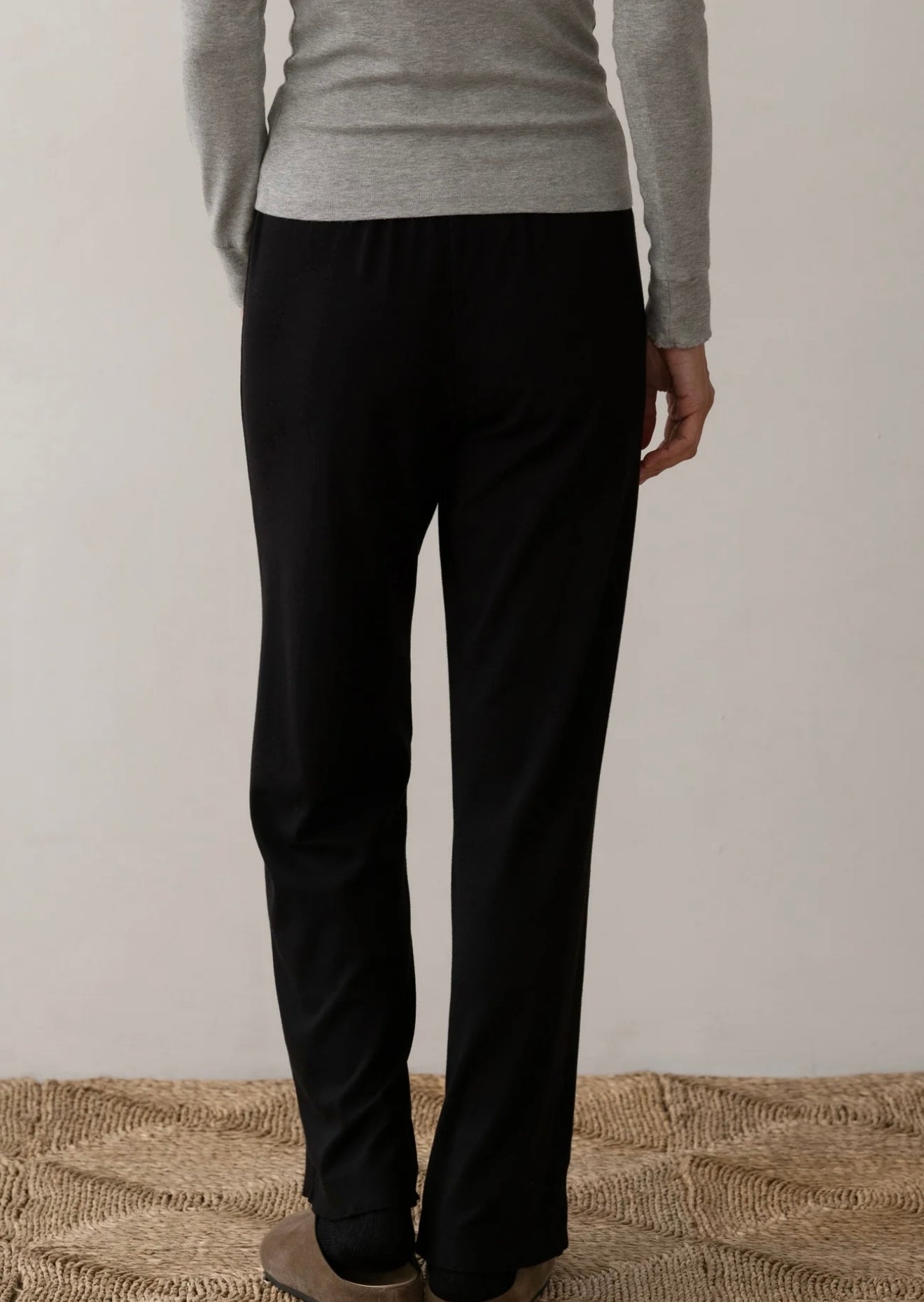 Donni The Baby Rib Scallop Pant, S