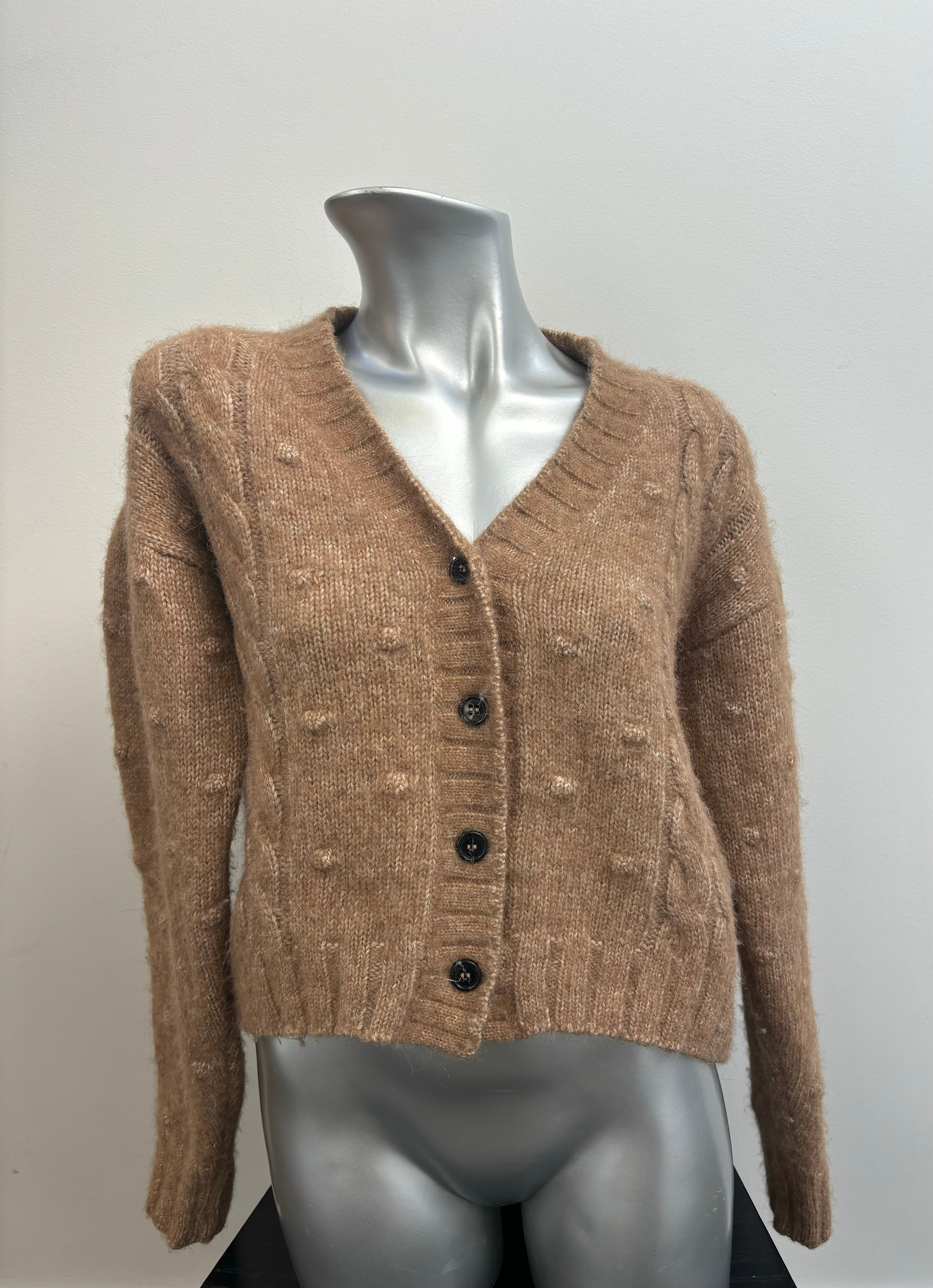 BIRGITTE HERSKIND brown alpca/elenor cardigan