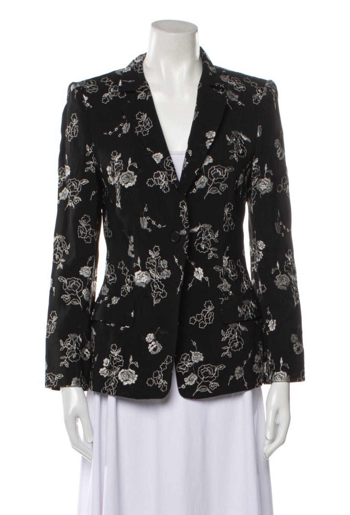 Giorgio Armani - Floral Black Blazer