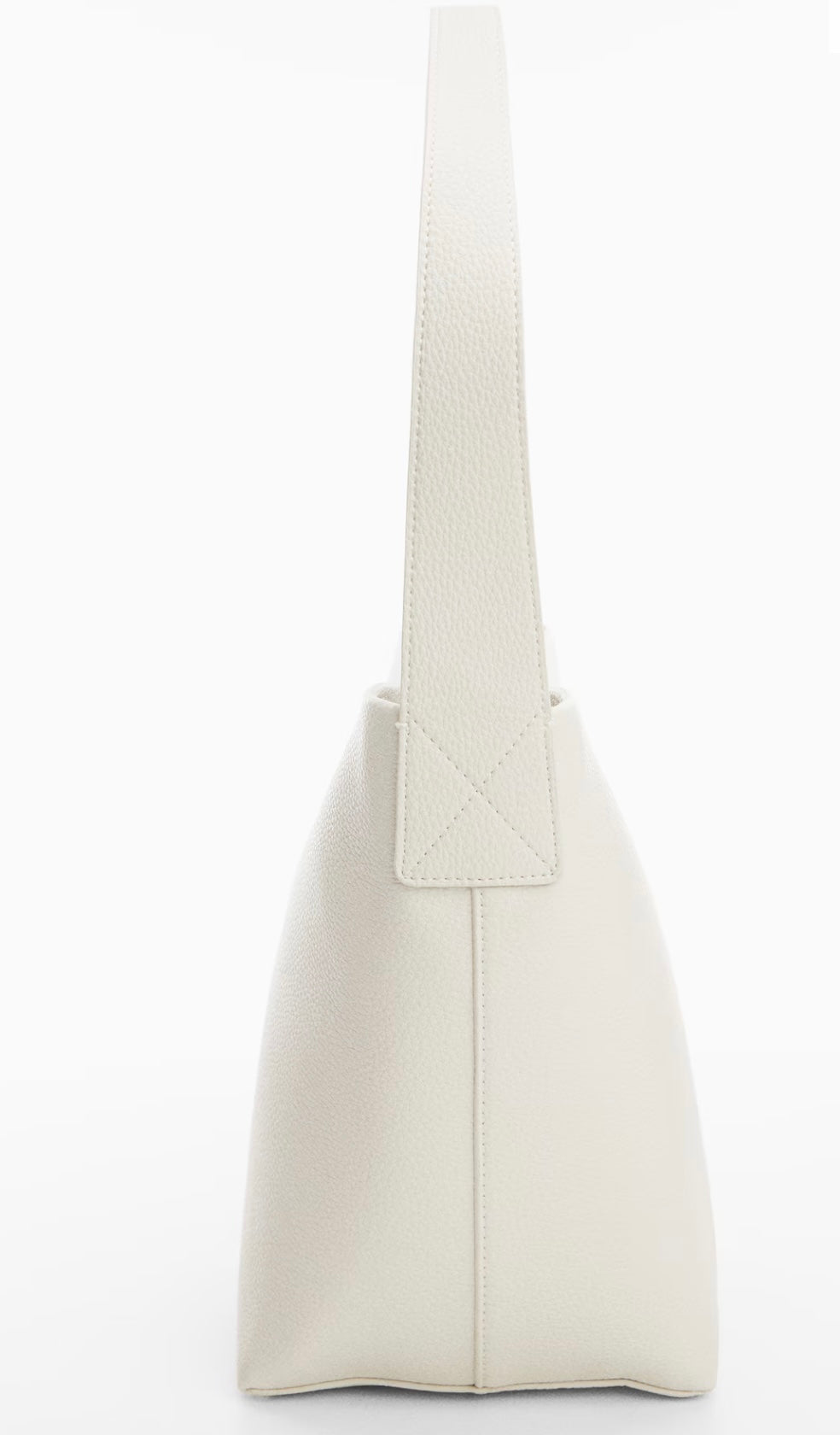 MANGO - Leather effect bucket bag