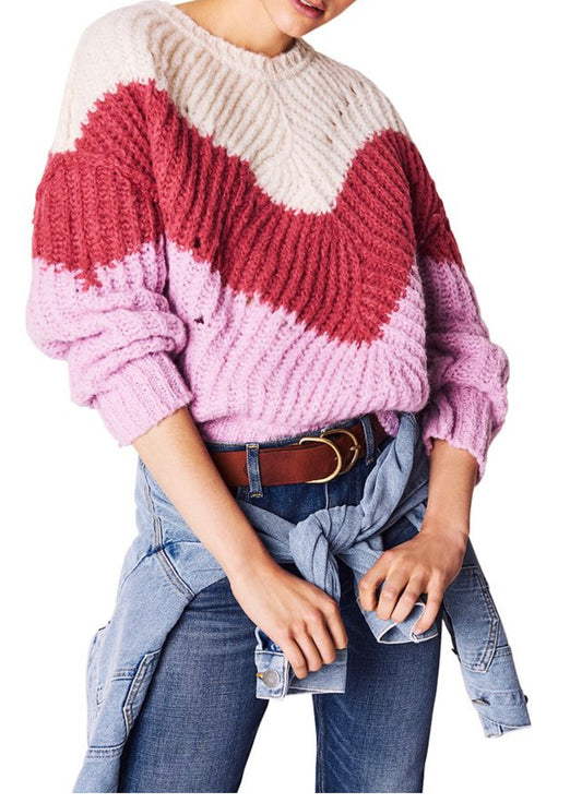 BA&SH - 
Balmy Color-Block Sweater