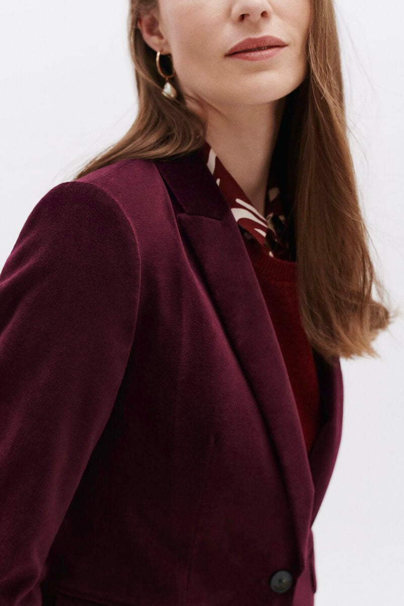 Caroll Paris Velvet Blazer
