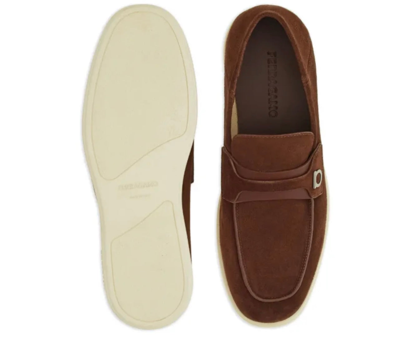 FERRAGAMO
Suede Deconstructed Loafers