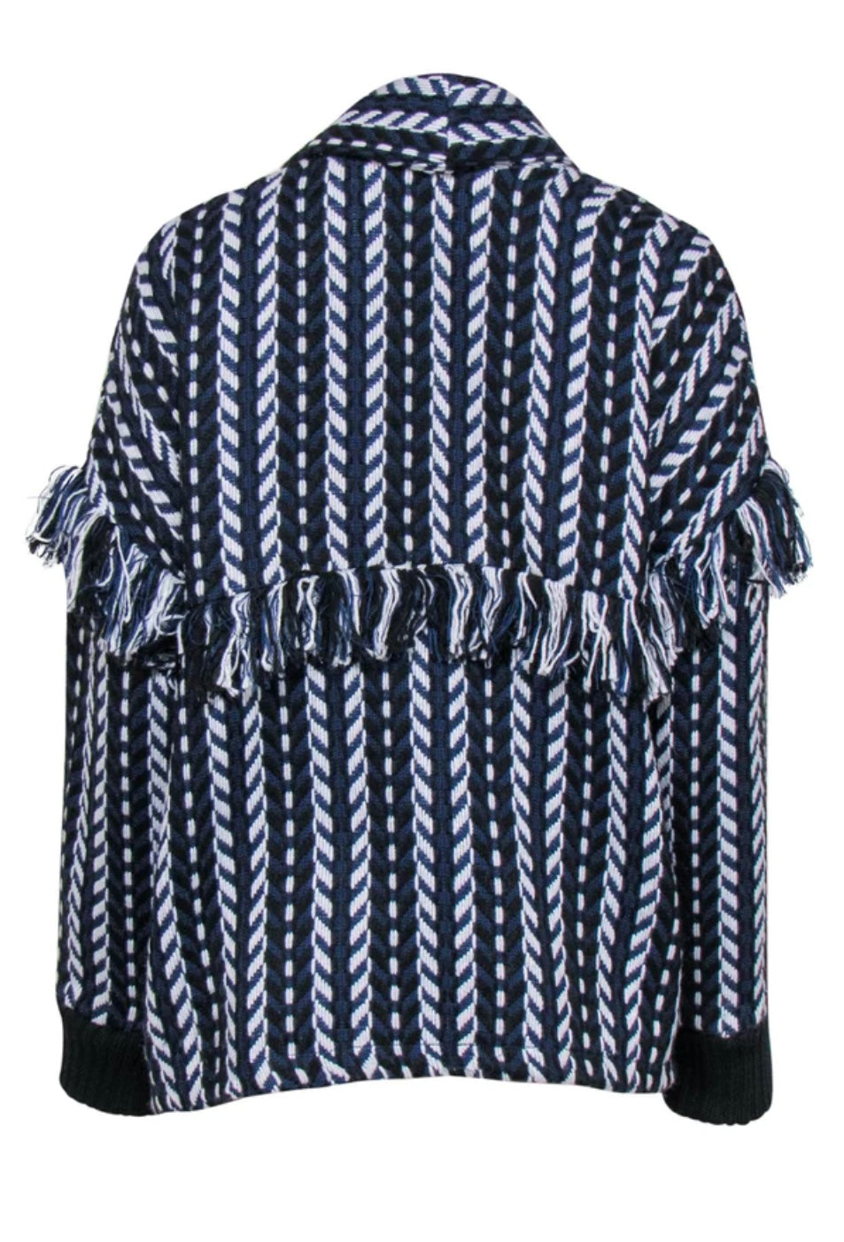 Cupcakes & Cashmere Angie Longline Tweed Cardi Jacket