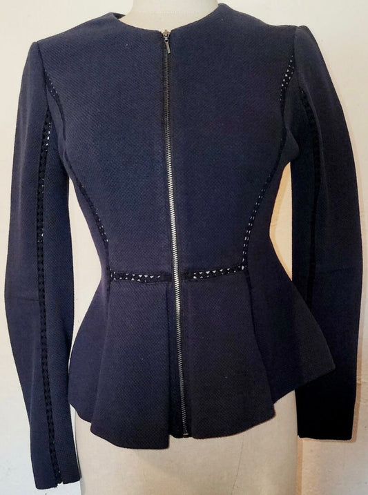 Rebecca Taylor- Navy Zip Jacket